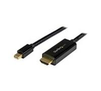 StarTech.com Cable Conversor UltraHD 4K Mini DisplayPort a HDMI 2m Negro