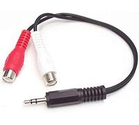 Startech.com cable convertidor adaptador audio 15cm mini jack 3,5 mm a