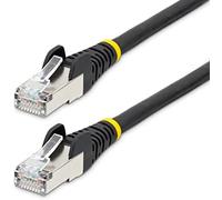 CAT6A ETHERNET CABLE - 50CM LSZH 10GBE NETWORK PATCH CAB LE NLBK-50C-CAT6A-PATCH