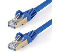 Startech.com cable de 1,5m de red ethernet cat6a aqua sin enganches co