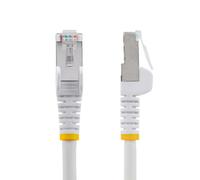 StarTech.com - Cable de 1,5m de Red Ethernet CAT6a - Blanco - Low Smoke Zero Halogen (LSZH) - 10GbE - 500MHz - PoE++ de 100W - S