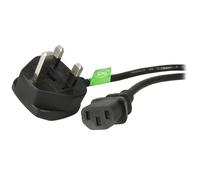 StarTech Cable Alim. PC 1,8m, BS 1363 a C13, 10A 250V, Negro (PXT101UK)