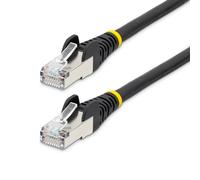 StarTech.com Cable de 10m de Red Ethernet CAT6a - Negro - Low Smoke Zero Halogen
