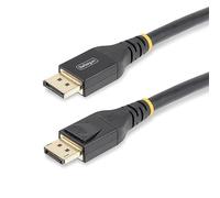 StarTech.com Cable de 10m DisplayPort 1.4 Activo Certificado por VESA - Cable DisplayPort DP8K con HBR3 - HDR10 - MST - DSC 1.2 - HDCP 2.2-8K 60Hz - 4K 120Hz - Cable DP 1.4 (DP14A-10M-DP-CABLE)