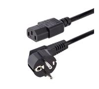 StarTech Cable de alimentación 713E-1M-POWER-CORD Schuko a C13 1 m 18AWG 250V 10A Negro
