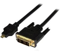 Startech.com cable de 1m adaptador conversor micro hdmi a dvi-d para t