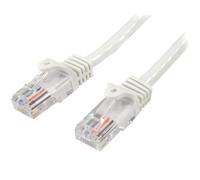 StarTech.com Cable de 1m Blanco de Red Fast Ethernet Cat5e RJ45 sin Enganche - C