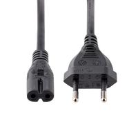 StarTech.com - Cable de 1m de Alimentación para Portátiles, Enchufe UE a C7, 2,5A 250V, 18AWG, Cable de Repuesto para Cargador d