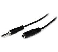 Startech.com cable de 1m de extensión alargador de auriculares mini-j