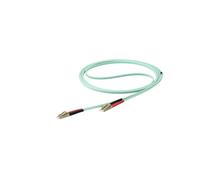 StarTech.com - Cable de 1m de Fibra Óptica Multimodo LC/UPC a LC/UPC OM4 - 50/125µm - Fibra LOMMF/VCSEL - Redes de - 450FBLCLC15