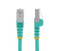 StarTech.com - Cable de 1m de Red Ethernet CAT6a - Aguamarina - Low Smoke Zero Halogen (LSZH) - 10GbE - 500MHz - PoE++ de 100W -