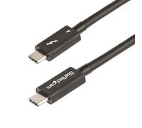 StarTech.com Cable de 1m Thunderbolt 4 - 40Gbps - PD 100W - Vídeo 4K/8K - Cable Thunderbolt 4 con Certificación Intel -