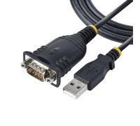 StarTech.com Cable de 1m USB a Serie, Conversor DB9 Macho RS232 a USB, Prolific,