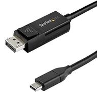 StarTech.com Cable de 1m USB-C a DisplayPort 1.4 - Convertidor Bidireccional Ada