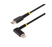 StarTech.com Cable de 1m USB-C a Lightning Acodado - Certificado con MFi