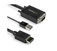 Startech.com cable de 2m adaptador vga a hdmi - alimentado por usb - 1