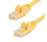 StarTech.com Cable de 2m Amarillo de Red Gigabit Cat6 Ethernet RJ45 sin Enganche - Cable Patch Snagless Macho a Macho
