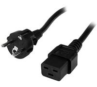 StarTech.com - Cable 2m de Alimentación para Ordenadores - CEE7 a IEC 320 C19 - Conector Europeo