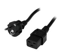 StarTech.com - Cable 2m de Alimentación para Ordenadores - CEE7 a IEC 320 C19 - Conector Europeo