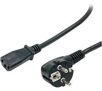 StarTech.com Cable de 2m de Alimentación para Ordenador, 18AWG, EU Schuko a C13, 10A 250V, Negro, Cable de Repuesto, Cable de Corriente para PC, Cable para Monitor, UL, Cable para Europa