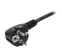 StarTech.com - Cable de 2m de Alimentación para Ordenador, 18AWG, EU Schuko a C13, 10A 250V, Negro, Cable de Repuesto, Cable de