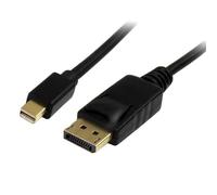 StarTech.com Cable de 2m Mini DisplayPort a DisplayPort 1.2 - Cable Adaptador Mini DisplayPort a DisplayPort 4K x 2K UHD - Cable para Monitor Mini DP a DP