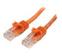 StarTech.com Cable de 2m Naranja de Red Fast Ethernet Cat5e RJ45 sin Enganche - Cable Patch Snagless