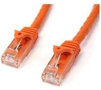 Cable - StarTech.com N6PATC2MOR Cable 2m Naranja de Red Gigabit Cat6 Ethernet RJ45 Snagless