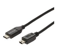 StarTech.com Cable de 2m USB-C a Mini USB-B - Cable Adaptador USB Tipo C a USB Mini B