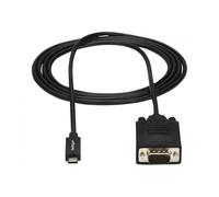 StarTech.com Cable de 2m USB C a VGA - Cable Adaptador Activo de Vídeo de 1920x1200/1080p USB Tipo C a VGA - Compatible con Thunderbolt 3 - De Portátil a Monitor VGA - Modo DP Alt HBR2