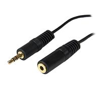 StarTech.com Cable de 3,6m Alargador Extensor de Audio Mini Jack 3,5mm Chapado en Oro para Auriculares - Macho a Hembra