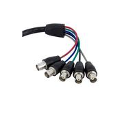 StarTech.com Cable de 30 cm Coaxial para Monitor HD15 VGA a 5 BNC RGBHV - Macho a Hembra