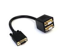StarTech.com Cable de 30cm Duplicador Divisor de Vídeo VGA de 2 Puertos Salidas
