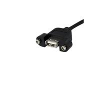 StarTech.com Cable de 30cm USB 2.0 para Montaje en Panel Conexión a Placa Base - Hembra USB A