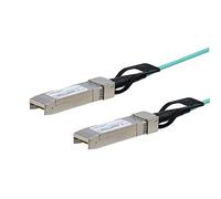 StarTech.com Cable de 3m AOC SFP+ a SFP+ - 10G Compatible con SFP-10G-AOC3M - Fibra Óptica Activa SFP+ de 10 GbE - Cable Transceptor/Mini GBIC/SFP+ 10 Gbps ASR1000 (SFP10GAOC3M)