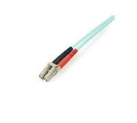 StarTech.com - Cable de 3m de Fibra Óptica Multimodo OM3 LC a LC UPC - Full Duplex 50/125µm - para Redes de 100G - LOMMF/VCSEL -