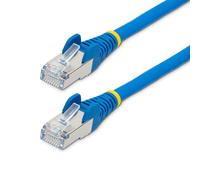 StarTech.com Cable de 3m de Red Ethernet CAT6a - Azul - Low Smoke Zero Halogen (LSZH) - 10GbE - 500MHz - PoE++ de 100W -