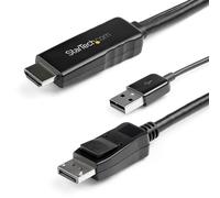 StarTech.com Cable de 3m HDMI a DisplayPort - 4K 30Hz - Alimentado por USB - Cab