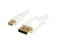 StarTech.com Cable de 3m Mini DisplayPort a DisplayPort 1.2 - Cable Adaptador Mini DisplayPort a DisplayPort 4K x 2K UHD - Cable para Monitor Mini DP a DP - Blanco (MDP2DPMM3MW)