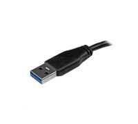 Startech Slim Micro Usb 3.0 Cable 3 M One Size Black