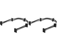 StarTech.com Cable de 40cm Adaptador Bifurcador Divisor Splitter de Alimentación SATA - 4x Receptáculos Hembra Serial ATA (PYO4SATA) (Paquete de 2)