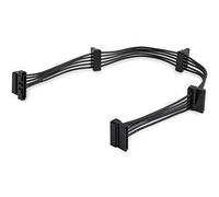StarTech.com Cable Adaptador Bifurcador Divisor Splitter de Alimentación SATA de 40cm - 4x Receptáculos Hembra SATA