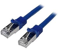 StarTech Cable de red Cat6 - Blindado SFTP Gigabit - 50 cm Azul Sin enganche