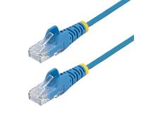 StarTech.com Cable Cat6 de 50cm - Delgado - con Conectores RJ45 sin Enganches - Azul