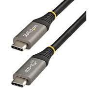 StarTech Cable USB-C USB31CCV50CM – USB 3.2 Gen 2 10 Gbps, PD 100W (5A), Modo Alt de DP, 50 cm