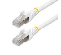 StarTech.com Cable de 5m de Red Ethernet CAT6a - Blanco - Low Smoke Zero Halogen