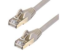 StarTech.com Cable de 7,5m de Red Ethernet Cat6a Gris sin Enganches con Alambre de Cobre