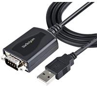 StarTech Cable USB a serie 1P3FPC-USB-SERIAL de 91 cm DB9 RS232 macho con retención COM