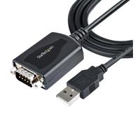 StarTech Cable USB a serie 1P3FPC-USB-SERIAL de 91 cm DB9 RS232 macho con retención COM