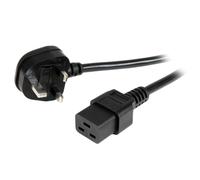 StarTech.com Cable de Alimentación BS1363 a IEC 320 C19 de 2 M para Ordenador -